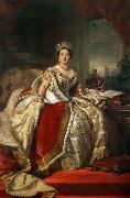 Franz Xaver Winterhalter Queen Victoria (mk25) oil on canvas